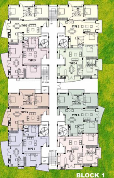  acacia-apartment Images for Cluster Plan of IJ Acacia Apartment