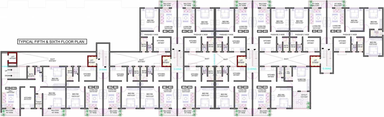 Images for Cluster Plan of Sanjay Vaishnavi Complex