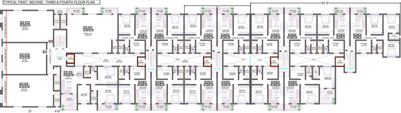 Images for Cluster Plan of Sanjay Vaishnavi Complex