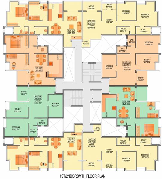 Images for Cluster Plan of Kiran Sankalp Images for Cluster Plan of Kiran Sankalp