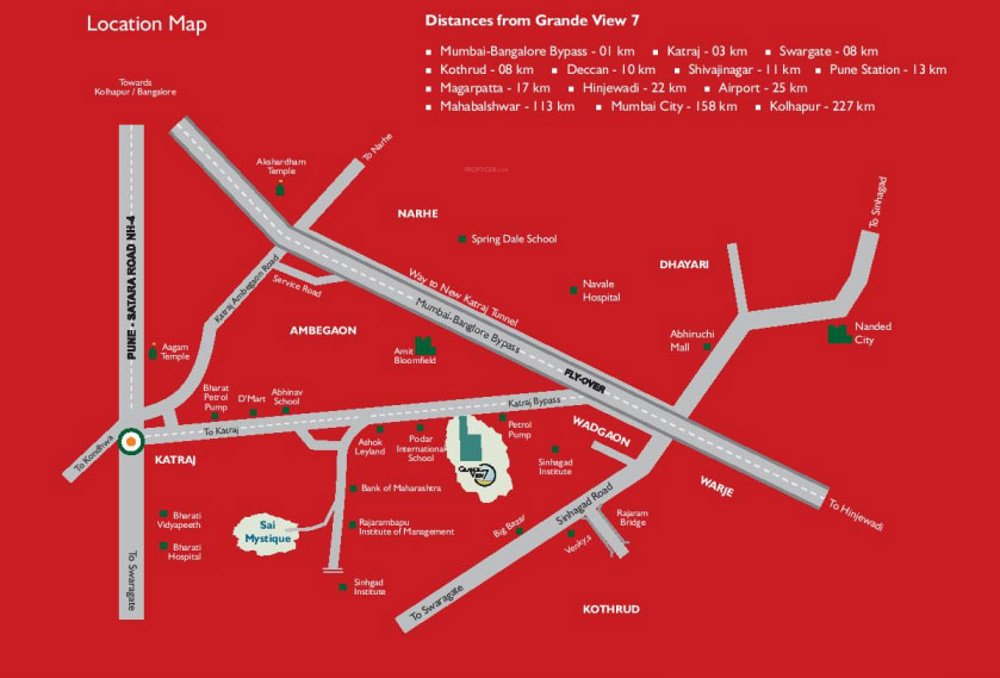 grande view 7 Images for Location Plan of Chirag Developers Grande View 7