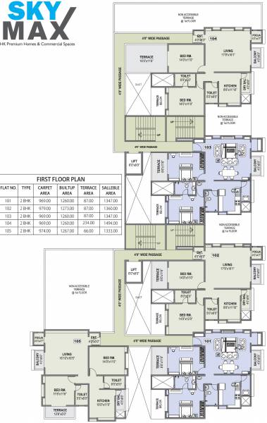 Images for Cluster Plan of Wadhwa Sky Max