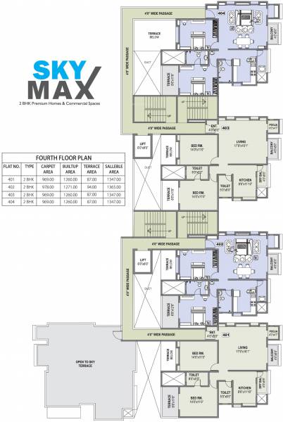 Images for Cluster Plan of Wadhwa Sky Max