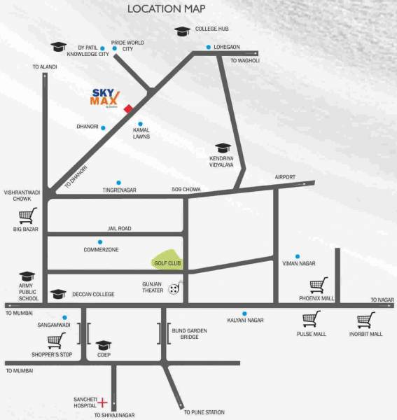 Images for Location Plan of Wadhwa Sky Max