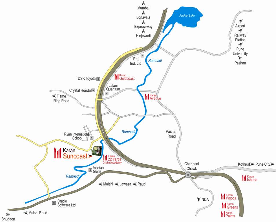  suncoast Images for Location Plan of Karan Suncoast