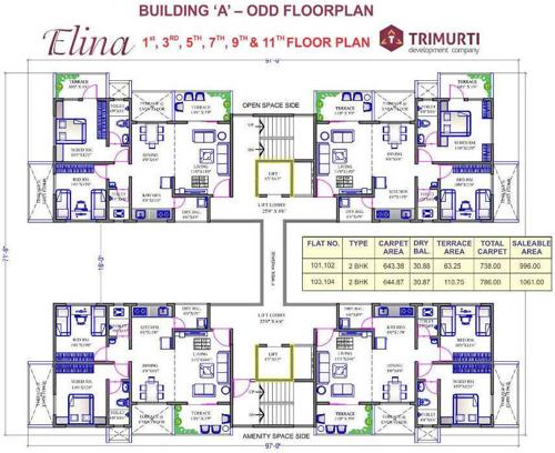 Images for Cluster Plan of Trimurti Elina Images for Cluster Plan of Trimurti Elina