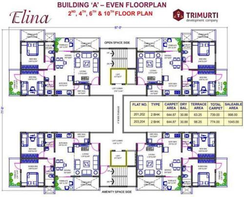 Images for Cluster Plan of Trimurti Elina Images for Cluster Plan of Trimurti Elina