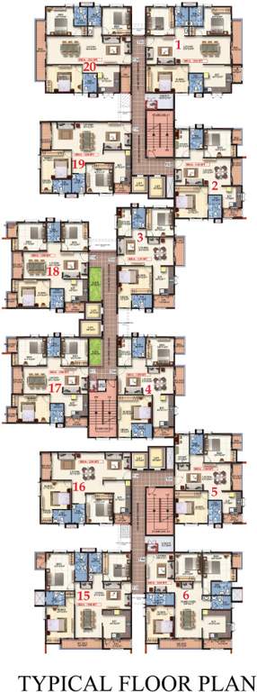 heights Images for Cluster Plan of Amrutha Heights