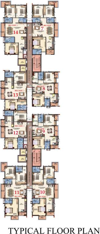 heights Images for Cluster Plan of Amrutha Heights