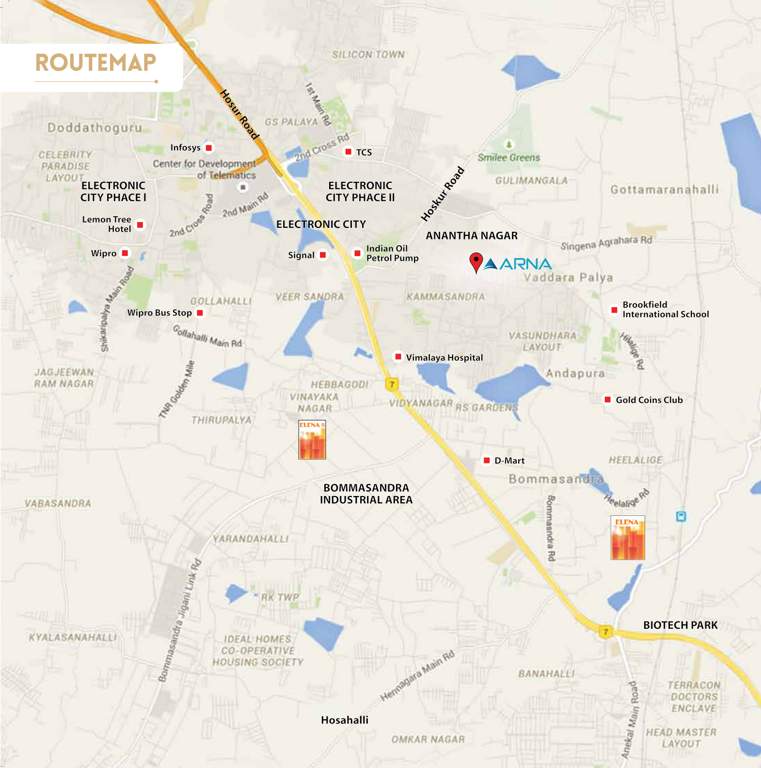  aarna Images for Location Plan of Mahendra Aarna