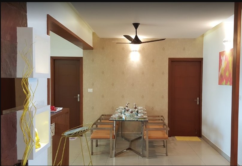  aarna tower 1 to 4 Dining Area