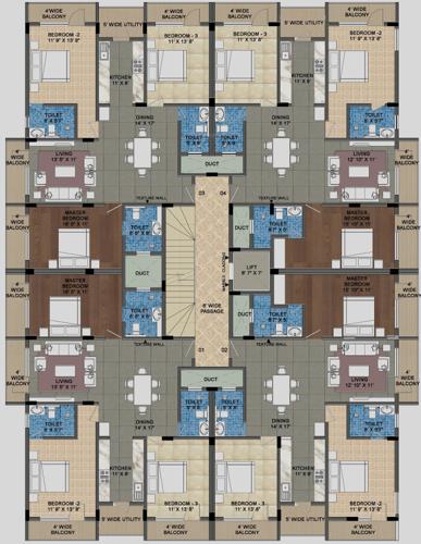 Images for Cluster Plan of MSR Blue Petals blue-petals Images for Cluster Plan of MSR Blue Petals