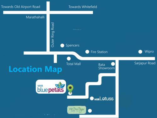 Images for Location Plan of MSR Blue Petals blue-petals Images for Location Plan of MSR Blue Petals