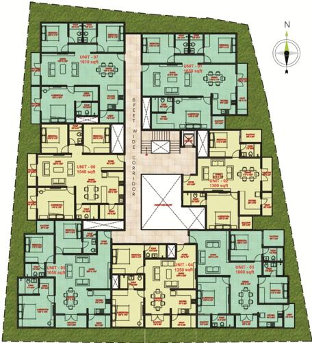  homes Images for Cluster Plan of Nandi Homes