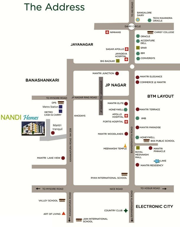 homes Images for Location Plan of Nandi Homes