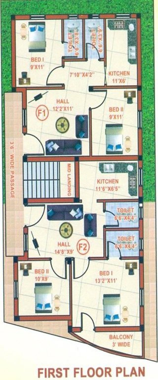 Images for Cluster Plan of Nellai Chandesh Apartments