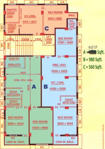 Images for Cluster Plan of Sri Krishna Builders Kolkata Sova Residency Images for Cluster Plan of Sri Krishna Builders Kolkata Sova Residency
