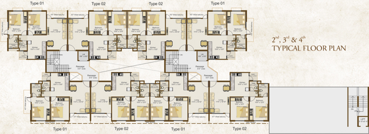 Images for Cluster Plan of Narayan ResiCom