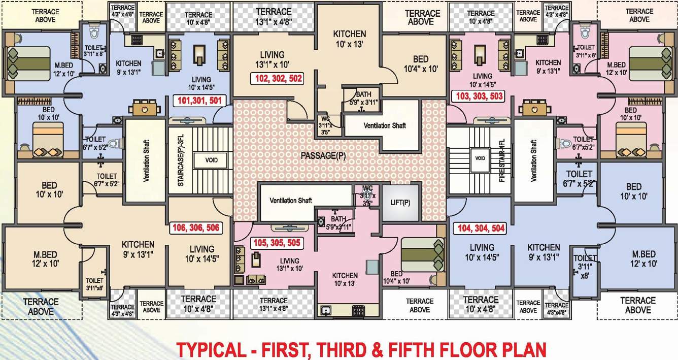 Images for Cluster Plan of Shree Sriroz Paradise III