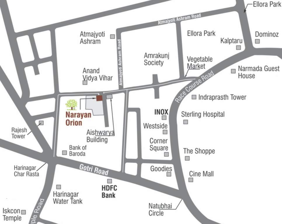 orion Images for Location Plan of Narayan Orion