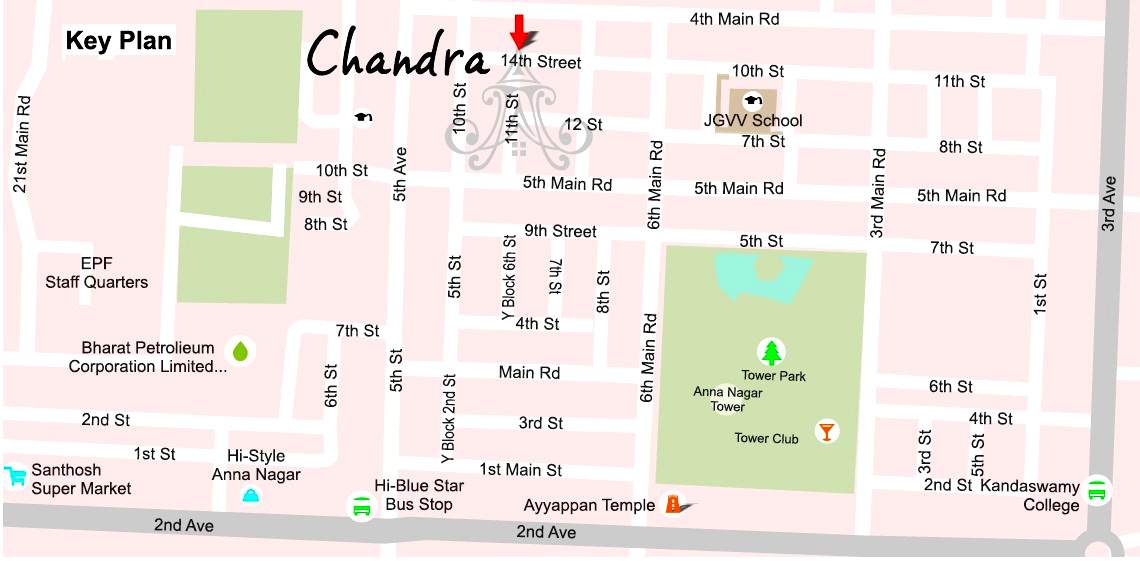 chandra Images for Location Plan of India Chandra