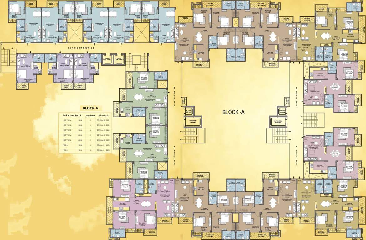 Images for Cluster Plan of Unique Builder Green Acres