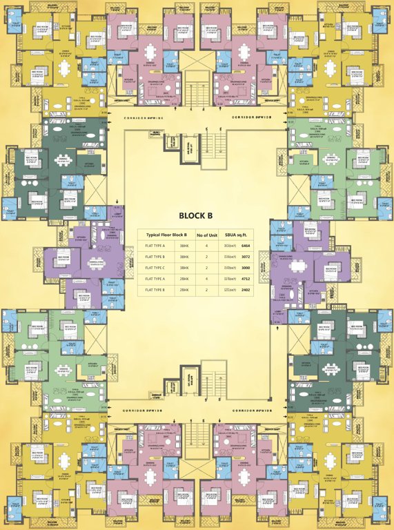 Images for Cluster Plan of Unique Builder Green Acres