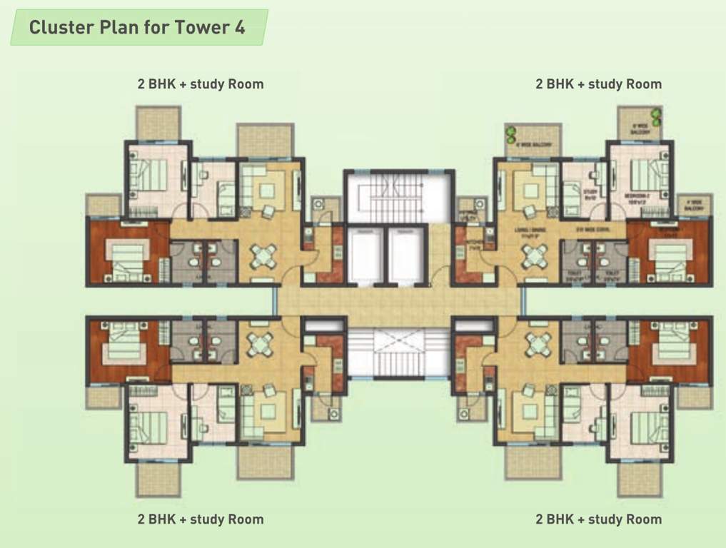  homes Images for Cluster Plan of Hero Hero Homes