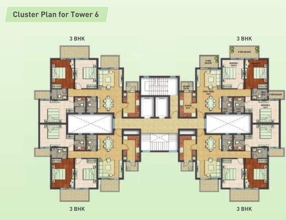  homes Images for Cluster Plan of Hero Hero Homes