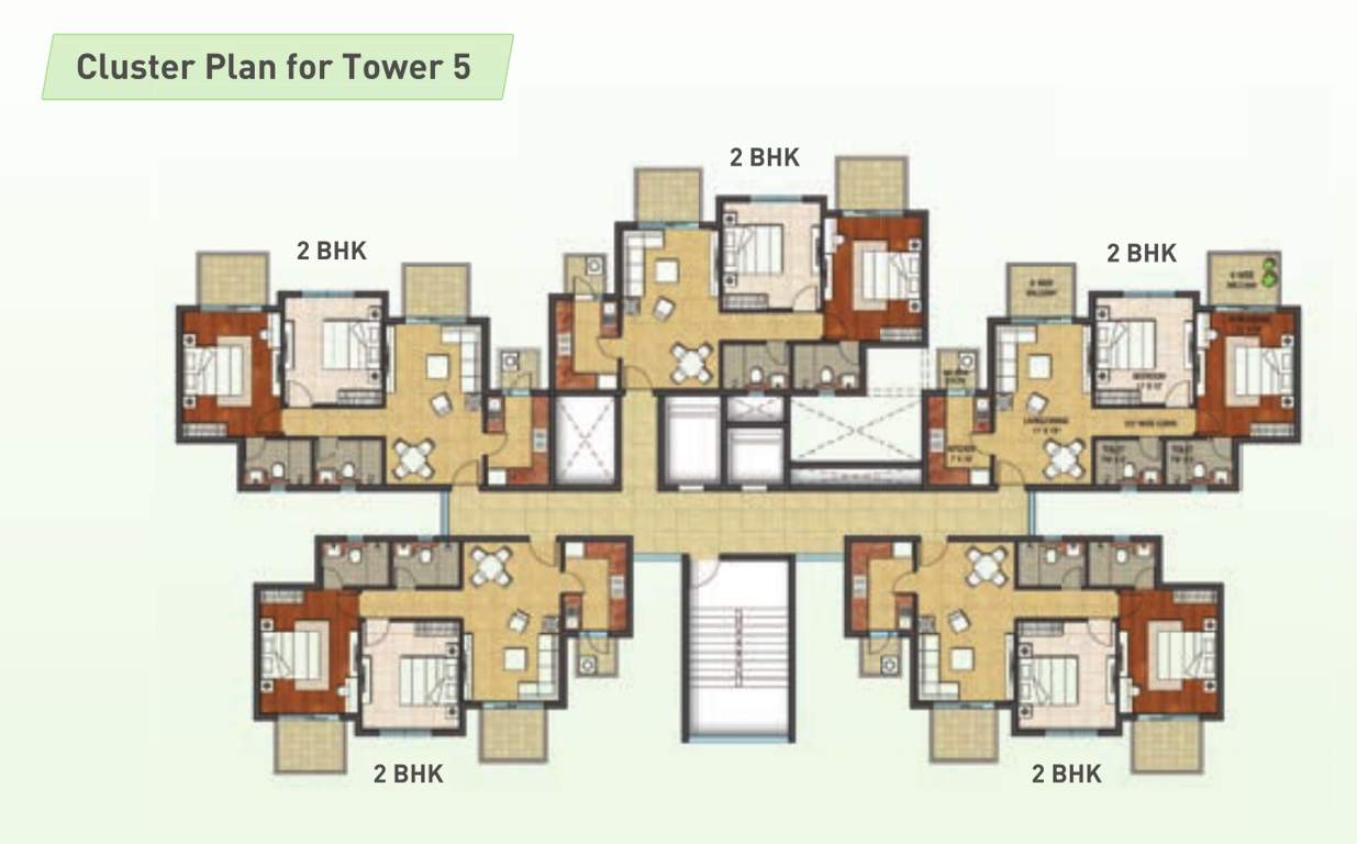  homes Images for Cluster Plan of Hero Hero Homes