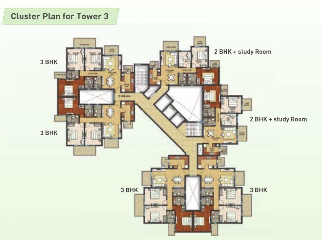 homes Images for Cluster Plan of Hero Hero Homes
