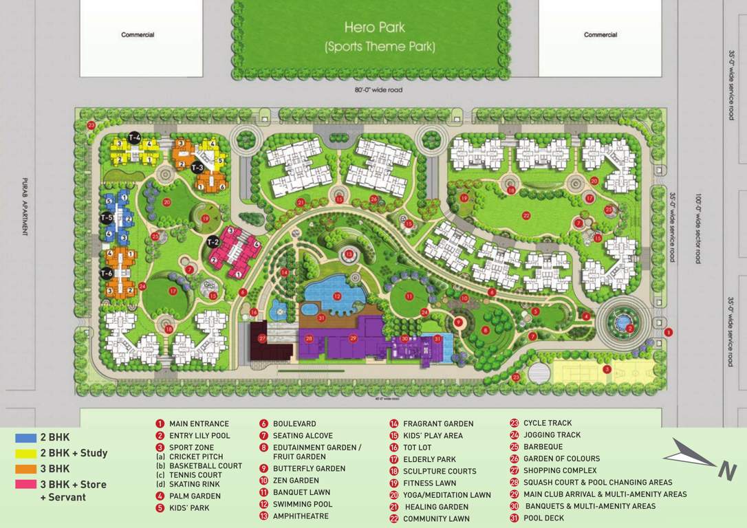  homes Images for Master Plan of Hero Hero Homes