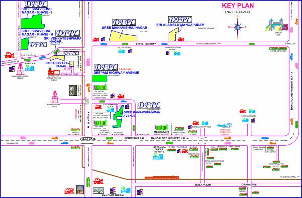 Images for Location Plan of Deepam Sri Siva Vishnu Nagar