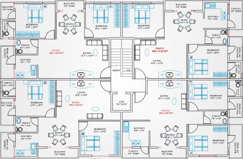 Images for Cluster Plan of Reddy Makkuntam