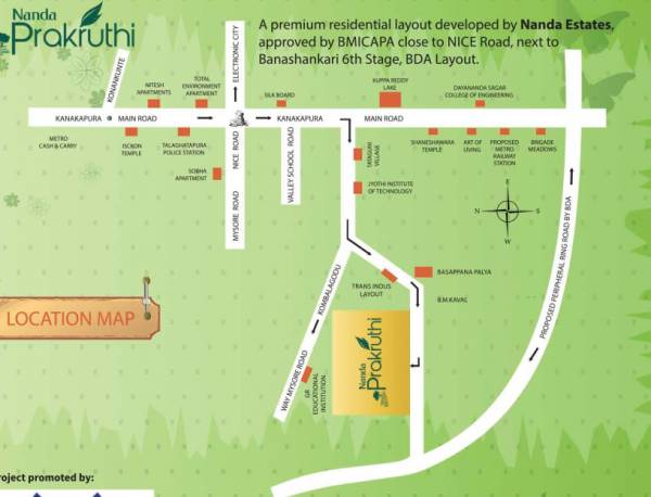  prakruthi-villas Location Plan