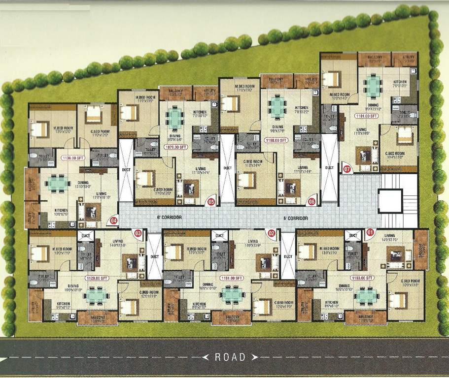silver stone Images for Cluster Plan of Saranya Silver Stone