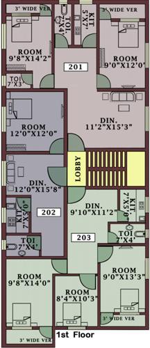 Renovia Cluster Plan for 1st Floor parivar-enclave renovia Renovia Cluster Plan for 1st Floor