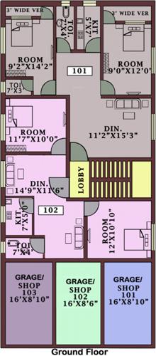 Renovia Cluster Plan for Ground Floor parivar-enclave renovia Renovia Cluster Plan for Ground Floor
