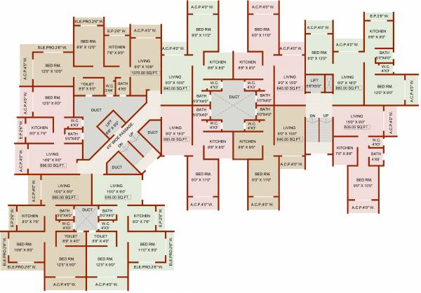 Images for Cluster Plan of Yash Manjiri Heights