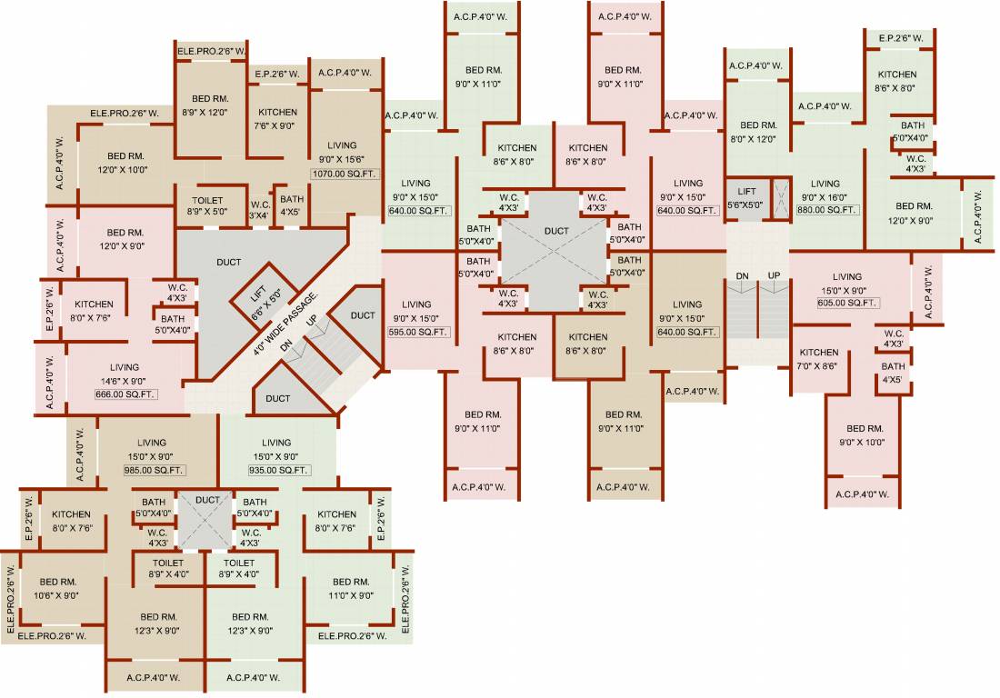 Images for Cluster Plan of Yash Manjiri Heights