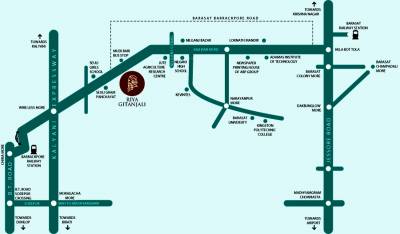  gitanjali Images for Location Plan of Riya Gitanjali