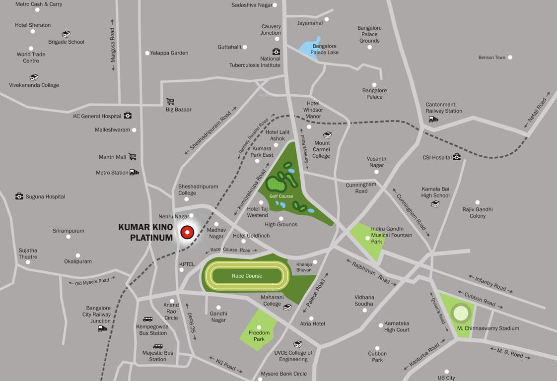  kino platinum Images for Location Plan of Kumar Kino Platinum