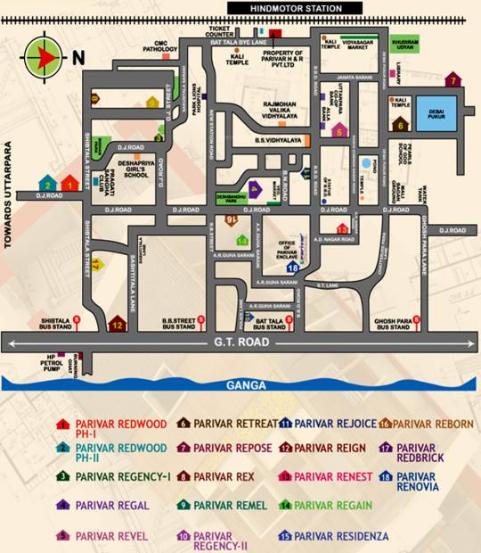 parivar-enclave renest Location Plan