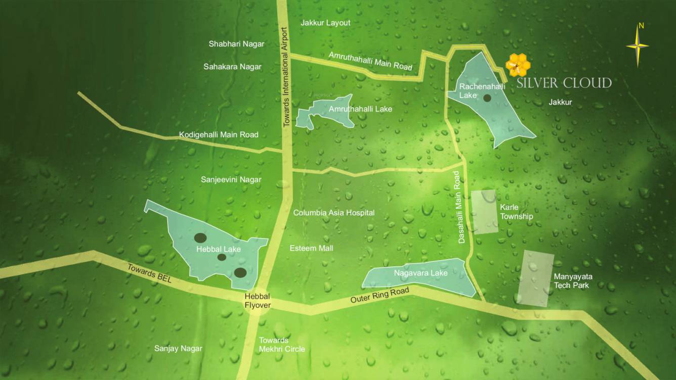  silver cloud Location Plan