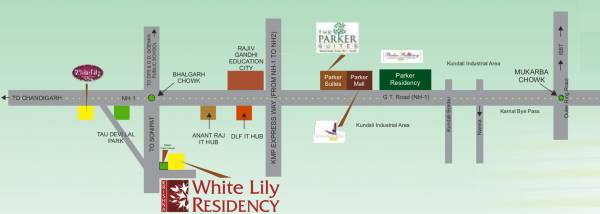 Images for Location Plan of Parker White Lily Residency