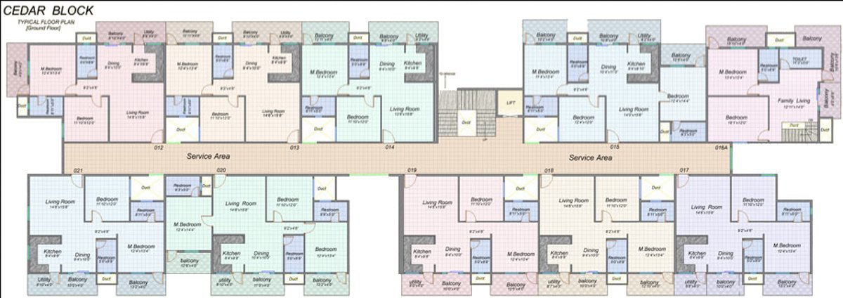 Images for Cluster Plan of Home Space The Greens