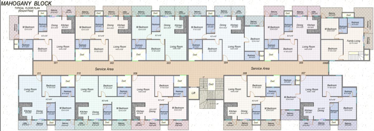 Images for Cluster Plan of Home Space The Greens