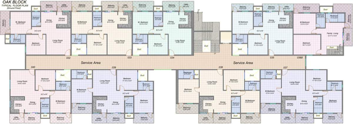 Images for Cluster Plan of Home Space The Greens