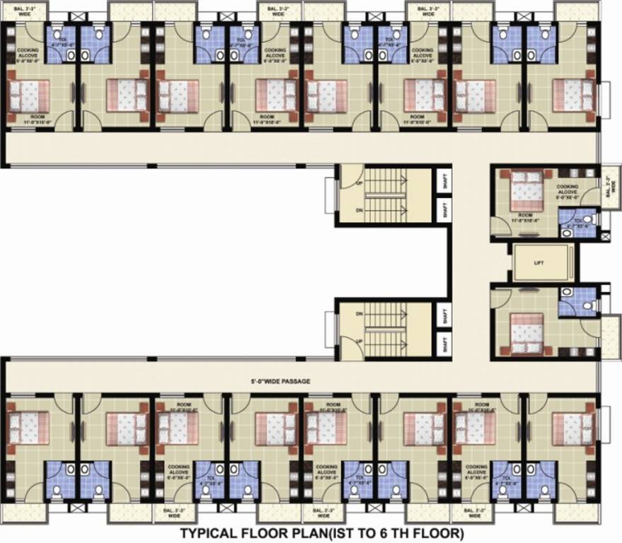 Images for Cluster Plan of Omaxe Palm Leaf
