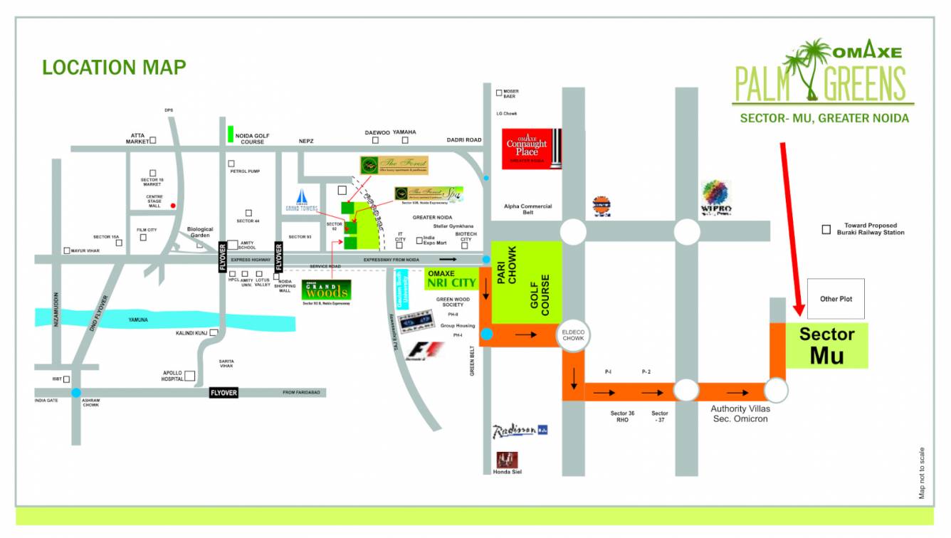  palm leaf Location Plan